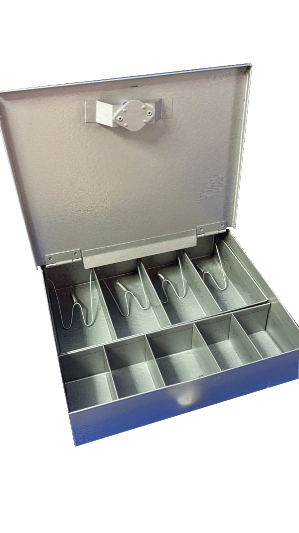 Gaveta métalica para efectivo